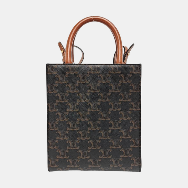 CABAS CELINE Mini Coated Canvas Brown