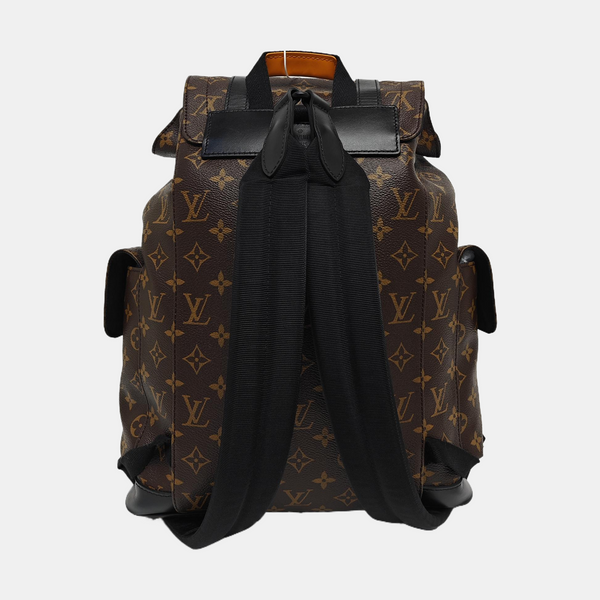 CHRISTOPHER PM Monogram Coated Canvas Brown