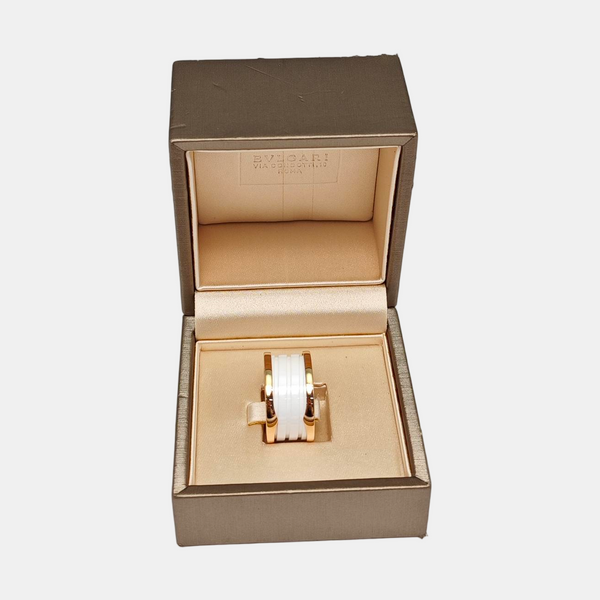 B.ZERO1 18k Rose Gold Ring EU 55