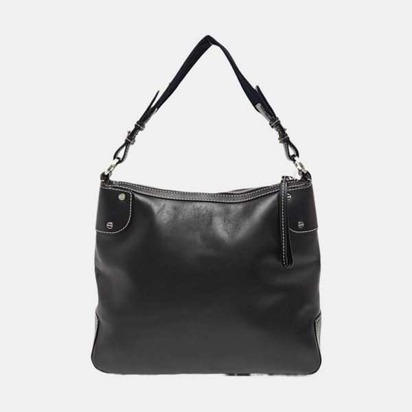 Calfskin Shoulder Bag Black
