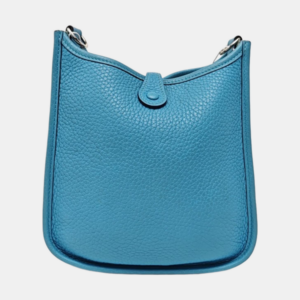 Authenticated pre-owned Evelyne TPM Clemence Blue - Shoulder Bag at Looply