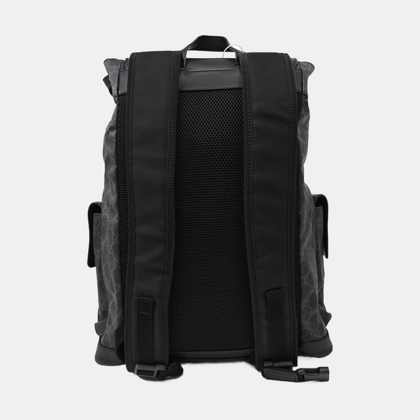 GG Supreme Monogram Coated Canvas Black
