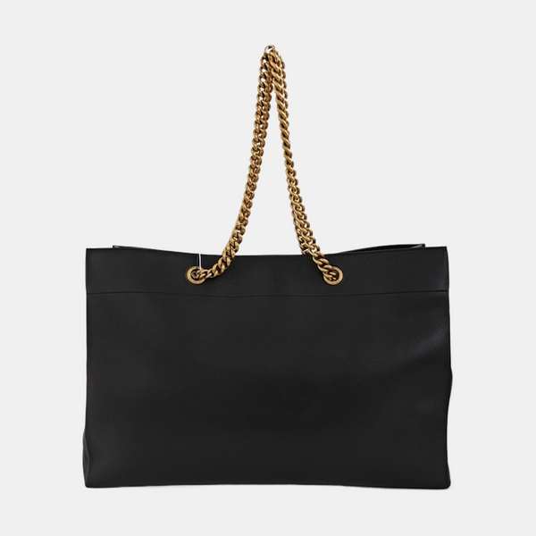 Calfskin Shoulder Bag Black