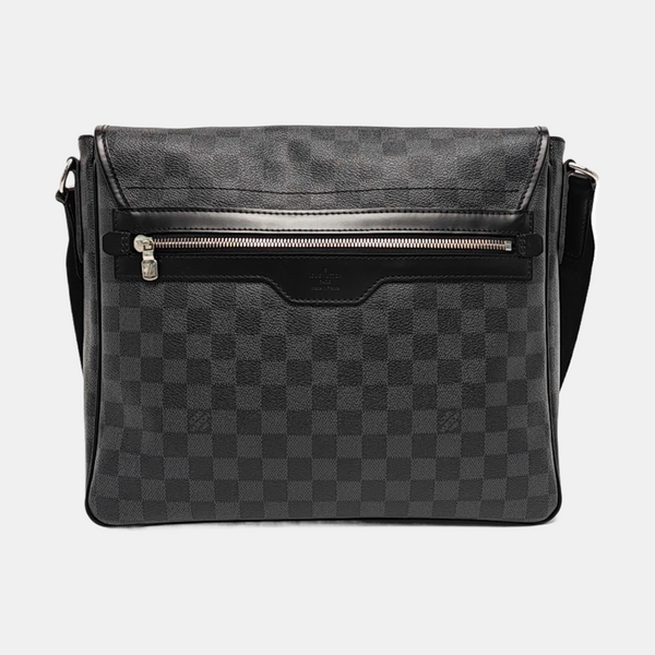DANIEL Damier Graphite Coated Canvas Gray