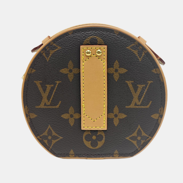 BOITE CHAPEAU Mini Monogram Coated Canvas Brown