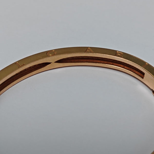 B.ZERO1 18k Rose Gold Bangle