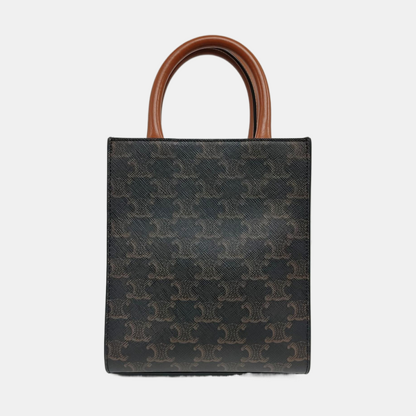 CABAS CELINE Mini Coated Canvas Brown