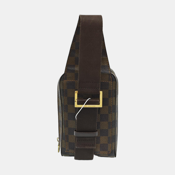 GÉRONIMOS Damier Ebene Coated Canvas Brown