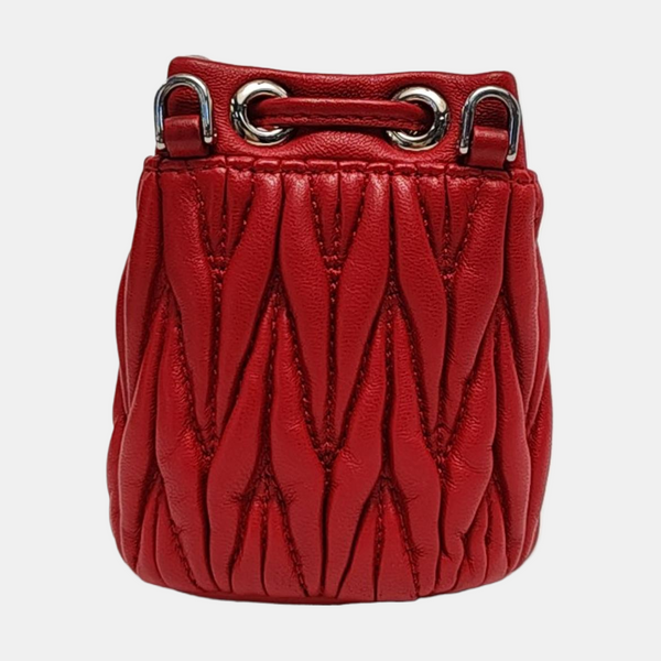 Quilted Lambskin Red