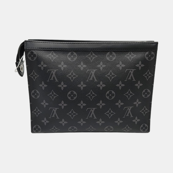 Pochette Voyag MM Monogram Coated Canvas Black
