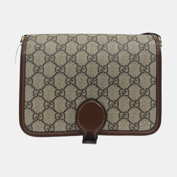 Retro Mini Monogram Coated Canvas Beige