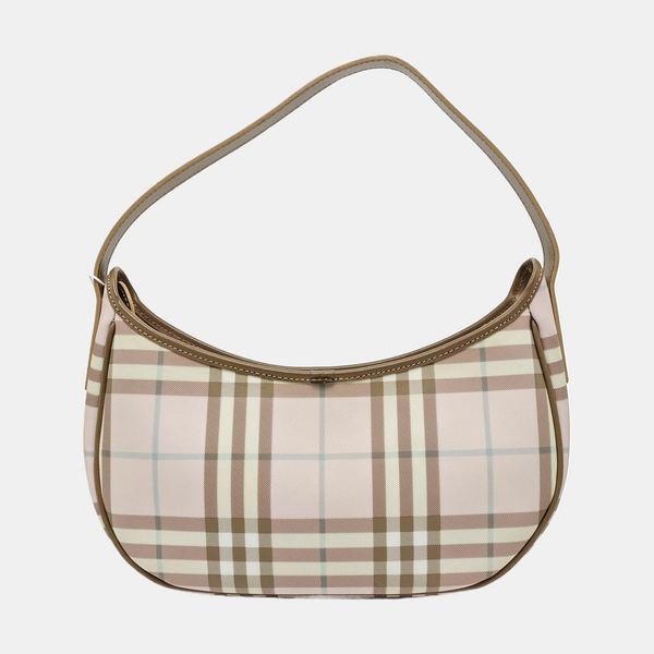 Coated Canvas Top Handle Bag Pink