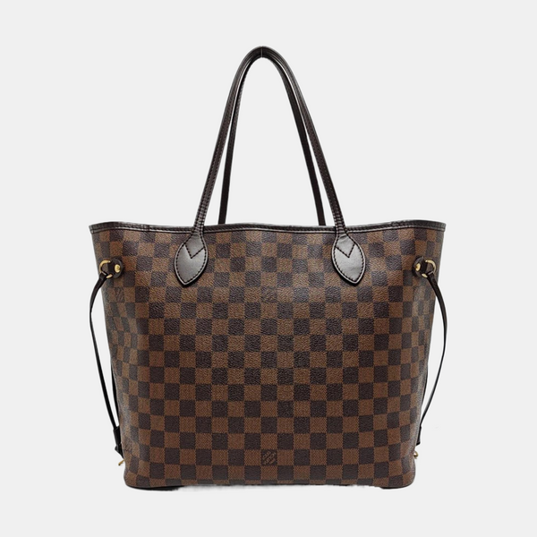 NEVERFULL MM Damier Ebene Coated Canvas Brown