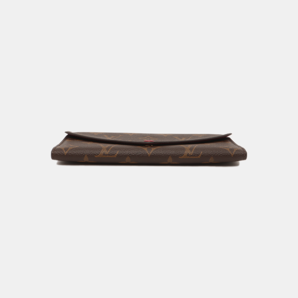 JOSÉPHINE Monogram Coated Canvas Brown Wallet