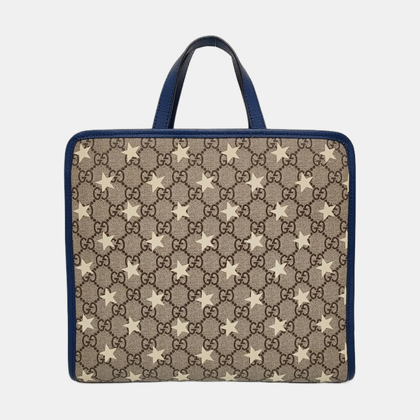 Children’s GG Bucket Monogram Coated Canvas Beige