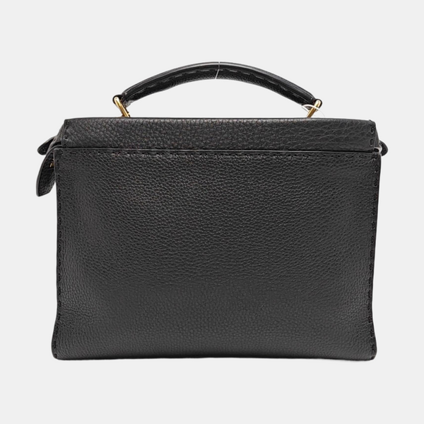 Peekaboo Mini Calfskin Black