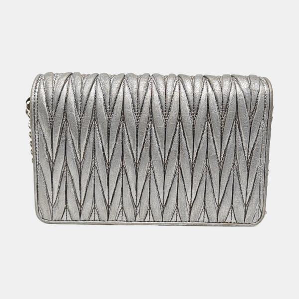 Miu Délice Lambskin Silver