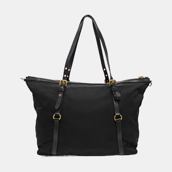 Nylon Tote Bag Black