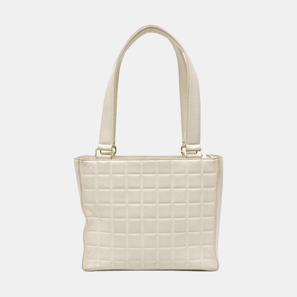 CHOCOLATE BAR Lambskin White
