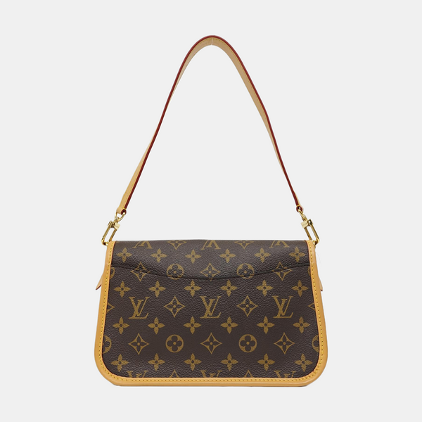 DIANE Monogram Coated Canvas Brown