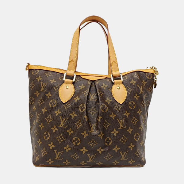 PALERMO PM Monogram Coated Canvas Brown