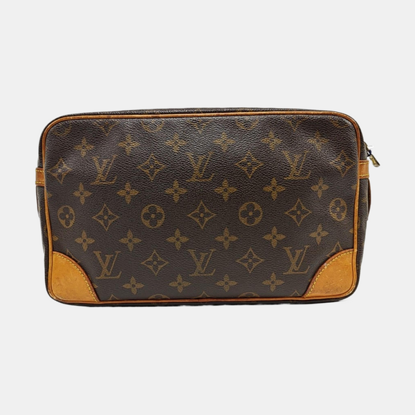 COMPIEGNE Monogram Coated Canvas Brown