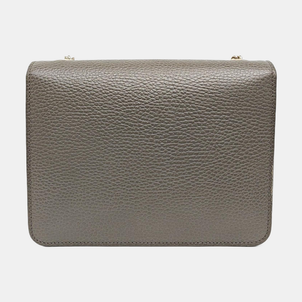 Interlocking G Small Calfskin Gray