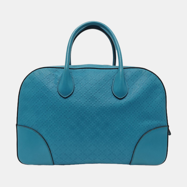 Quilted Calfskin Shoulder Bag Blue