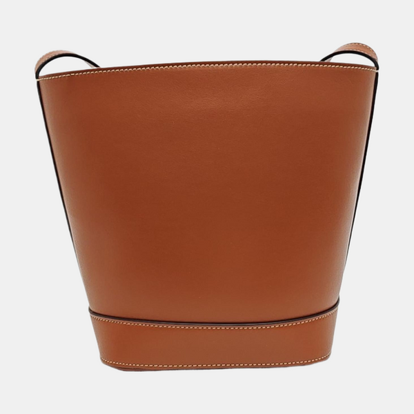 Calfskin Bucket Bag Brown