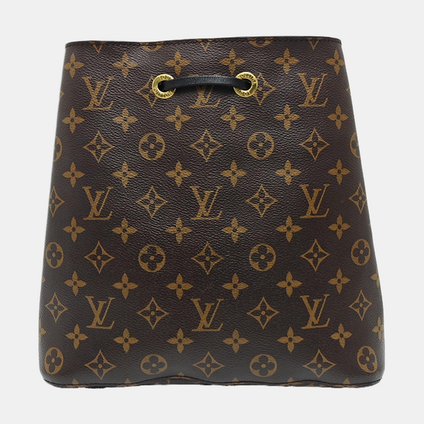 NÉONOÉ MM Monogram Coated Canvas Brown