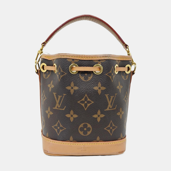 NOÉ Nano Monogram Coated Canvas Brown