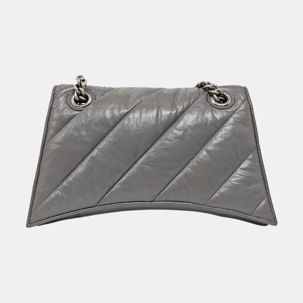 Hourglass S Quilted Lambskin Gray