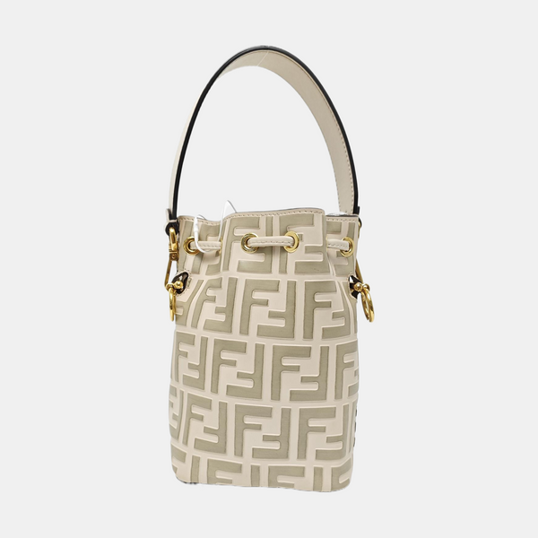Mon Tresor Mini Calfskin Beige