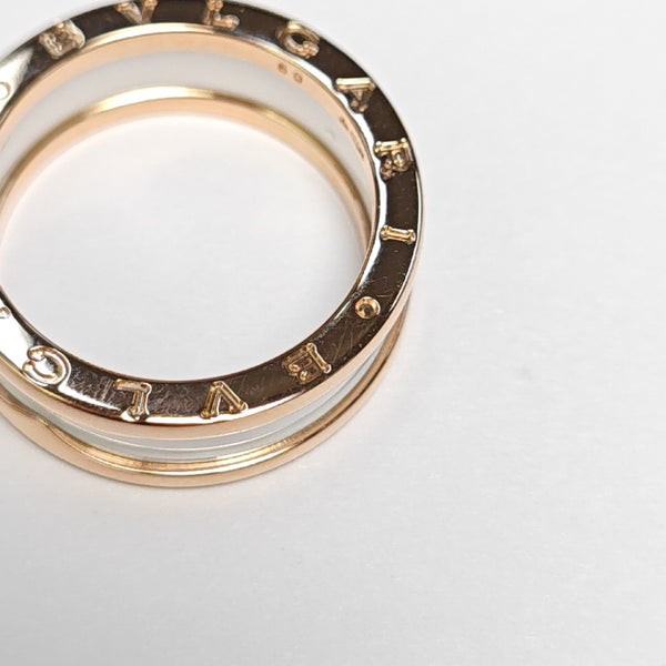 B.ZERO1 18k Rose Gold Ring EU 60