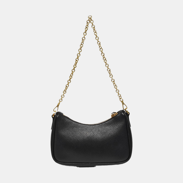 Re-Edition2005 Saffiano Calfskin Black