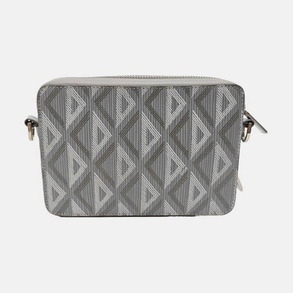 Coated Canvas Shoulder Bag Gray