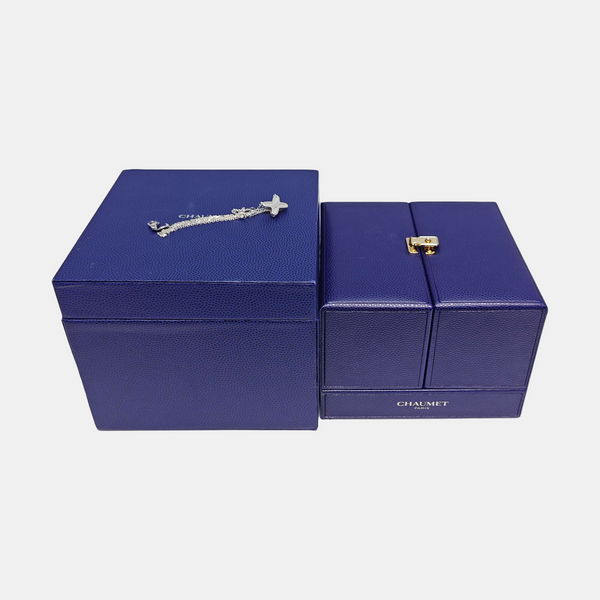 Jeux De Liens 18k White Gold Silver Necklace