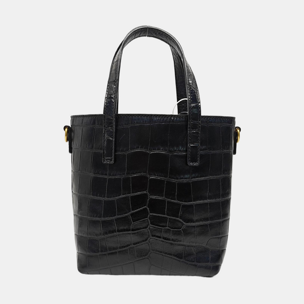 Calfskin Shoulder Bag Black