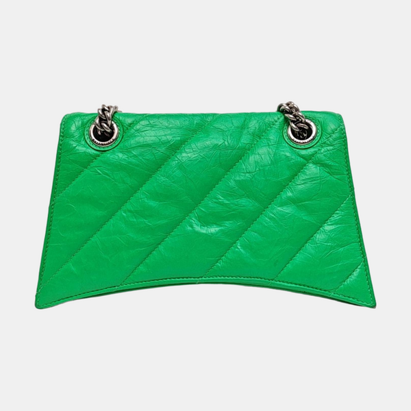 Authenticated pre-owned Crush Small Quilted Calfskin Green - Shoulder Bag at Looply