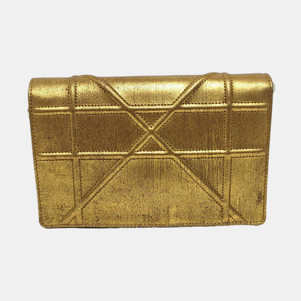 Diorama Cannage Calfskin Gold