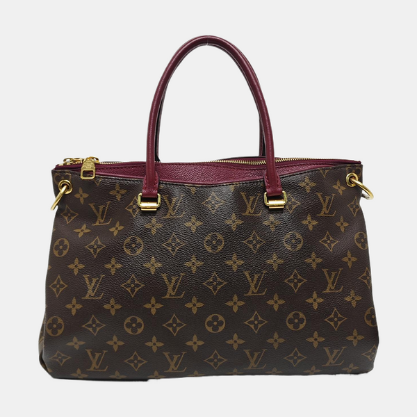 PALLAS Monogram Coated Canvas Brown
