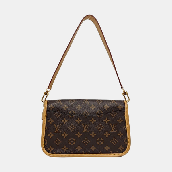 DIANE Monogram Coated Canvas Brown