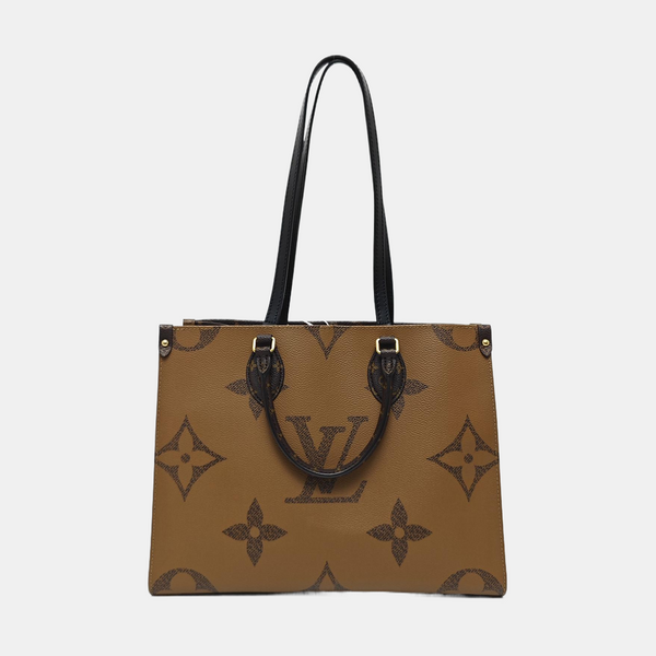 ONTHEGO MM Monogram Coated Canvas Brown