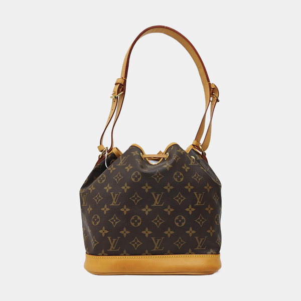 NOÉ MM Monogram Coated Canvas Brown