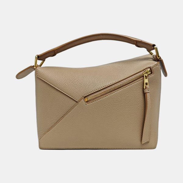 Puzzle Small Calfskin Beige