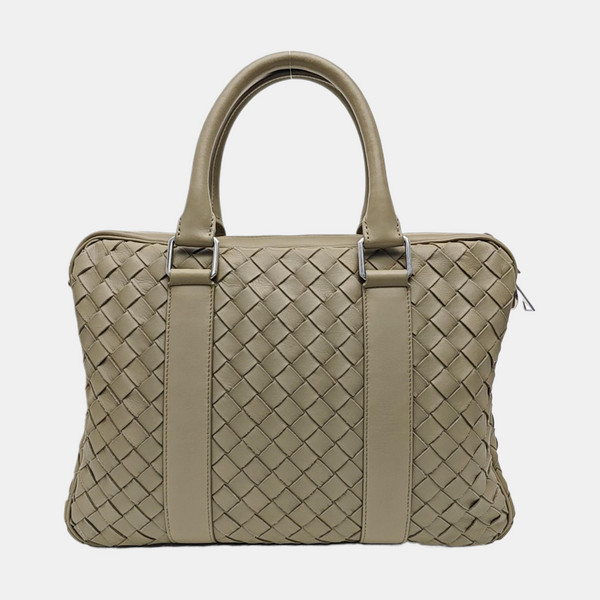 Calfskin Shoulder Bag Gray