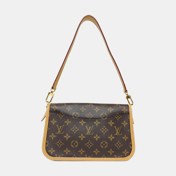 DIANE Monogram Coated Canvas Brown