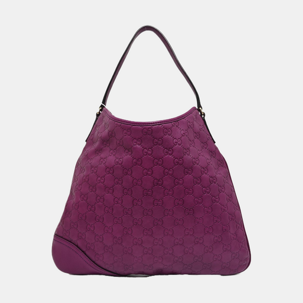 Britt Monogram Calfskin Purple