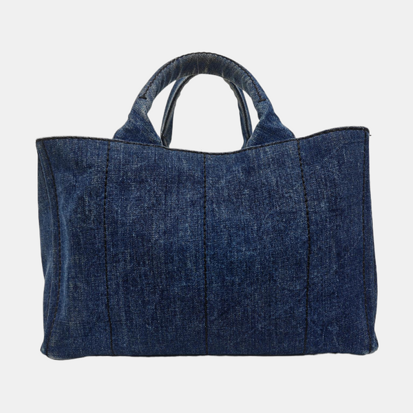 Denim Quilted Denim Blue