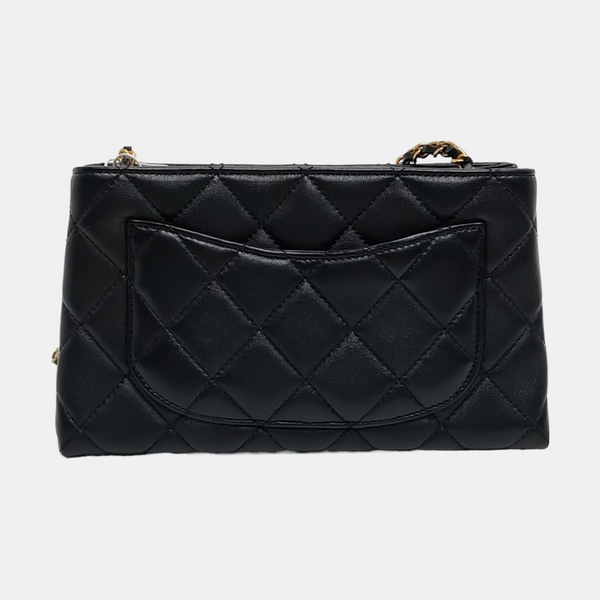 Quilted Lambskin Black